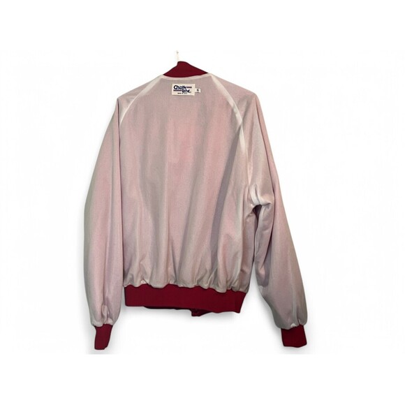 1990 St. Louis Cardinals XL Chalk Line Snap Button Bomber Jacket Vintage USA - Picture 4 of 16